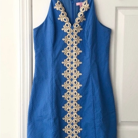 GORGEOUS blue Lilly Pulitzer dress! - Picture 2 of 3